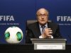 FIFA President Blatter attends a news conference at the Home of FIFA in Zurich