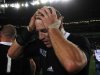 New Zealand All Blacks' Brad Thorn reacts after they beat France to win the Rugby World Cup final at Eden Park in Auckland