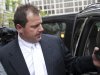 Former Major League Baseball pitcher Roger Clemens, leaves the Federal Courthouse Monday, April 23, 2012, in Washington. Clemens is accused of lying when he said he never used steroids or HGH at a 2008 congressional hearing and at a deposition that preceded it. The case in back in court after a mistrial in 2011. (AP Photo/Manuel Balce Ceneta)