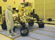 O veículo robótico não tripulado tem o nome de Curiosity