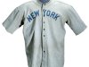 This undated photo provided by SCP Auctions shows a circa 1920 New York Yankees baseball jersey worn by Babe Ruth that sold for more than $4.4 million at auction, Sunday, May 20, 2012. SCP Auctions says the uniform top is the earliest known jersey worn by Ruth and set a record for any item of sports memorabilia. (AP Photo/SCP Auctions)