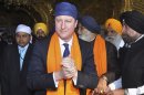 Britain's PM Cameron visits the holy Sikh shrine of Golden temple in Amritsar