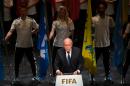 FIFA President Sepp Blatter delivers a speech during the opening ceremony of the 65th FIFA Congress in Zurich on May 28, 2015