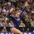 Jordyn Wieber competes on the floor exercise at the U.S. gymnastics championships, Saturday, Aug. 20, 2011, in St. Paul, Minn. (AP Photo/Genevieve Ross)