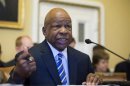 Rep. Elijah Cummings testifies to the House Rules Committee about a proposed vote in Washington