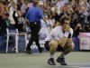 Britain's Andy Murray reacts after beating Serbia's Novak Djokovic in the championship match at the 2012 US Open tennis tournament,  Monday, Sept. 10, 2012, in New York.  (AP Photo/Charles Krupa)