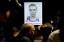 The photograph of Luka Rocco Magnotta,is shown during a news conference in Montreal, Tuesday, June 5, 2012. Magnotta told a judge Tuesday he will not fight his extradition from Germany to Canada, Berlin police say. Magnotta is wanted in Canada on several charges, including first-degree murder, in connection with the killing and dismemberment of Chinese national Jun Lin. (AP Photo/Montreal Police Service via The Canadian Press)
