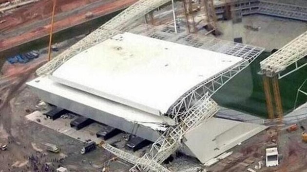 Estadio de Sao Paulo (Foto: Twitter de La Tercera Deportes)