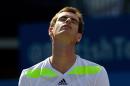 Britain's Andy Murray loses to Czech Radek Stepanek at the Queen's Club in London, on June 12, 2014