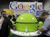 People visit Google's stand at the National Retail Federation Annual Convention and Expo in New York