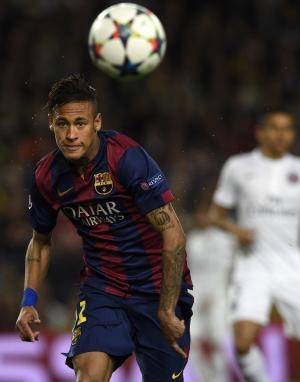 Barcelona&#39;s Neymar during the Champions League&nbsp;&hellip;