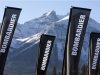 Banners for the Canadian transportation manufacturer Bombardier in Lake Louise