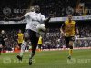 Tottenham Hotspur's Adebayor chases the ball during their English Premier League soccer match against the Blackburn Rovers at White Hart Lane in London