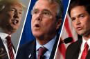 Under Pressure from Trump, Bush and Rubio Are Cracking at the Seams