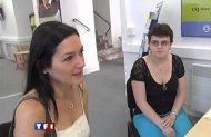 Capture d'écran d'un sujet de TF1 dans lequel l'attaché de presse du député UMP Eric Ciotti se fait passer pour une mère de famille