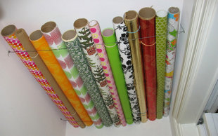 Organize Your Gift Wrap