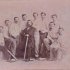 A rare 1865 baseball card showing the Brooklyn Atlantics baseball team