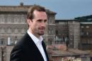 British actor Joseph Fiennes while promoting the movie "Risen" on February 3, 2016 in Rome