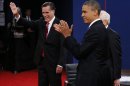 En la imagen, el presidente estadounidense, Barack Obama (d), que aspira a la reelección, y su rival republicano, Mitt Romney. EFE/Archivo