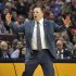 Chicago Bulls head coach Tom Thibodeau reacts to a call during the first half of an NBA basketball game against the New York Knicks, Thursday, April 11, 2013, in Chicago. (AP Photo/Jim Prisching)