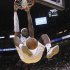 Miami Heat's LeBron James dunks against the Washington Wizards in their NBA basketball game in Miami
