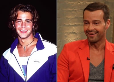 Joey Lawrence in 1994, Joey Lawrence in 2011 -- Access Hollywood / Getty Images