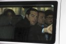 Greek left wing politician and party leader Alexis Tsipras opens the car door as he arrives at the German Finance Ministry for a closed meeting with Finance Minister Wolfgang Schaeuble in Berlin, Monday, Jan. 14, 2013. (AP Photo/Markus Schreiber)