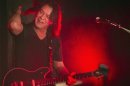 Guitarist Eddie Van Halen performs during a private Valen Halen show to announce the band's upcoming tour at Cafe Wha? in New York