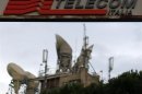A Telecom Italia antenna booster is seen in northern Rome