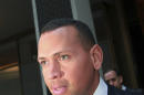 FILE- In this Sept. 30, 2013 file photo, Alex Rodriguez leaves the offices of Major League Baseball in New York. Rodriguez has accepted his season-long suspension from Major League Baseball, the longest penalty in the sport's history related to performance-enhancing drugs. Rodriguez withdrew his lawsuits against Major League Baseball, Commissioner Bud Selig and the players' association to overturn his season-long suspension on Friday, Feb. 7, 2014. The notices of dismissal were filed in federal court in Manhattan. (AP Photo/David Karp, File)