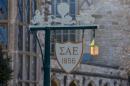 The national headquarters of Sigma Alpha Epsilon fraternity is shown in this photograph taken March 27, 2015. The SAE national headquarters is in Evanston, Illinois. (AP Photo/Teresa Crawford)