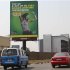 Motorists drive past a Zamtel billboard on Great North in Lusaka