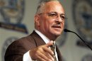 Rev. Jeremiah Wright Jr. gives a keynote address at the 2008 NAACP Freedom Fund dinner in Detroit