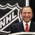 File photo of NHL Commissioner Bettman announcing the end of labor negotiations between the NHL and NHLPA in New York