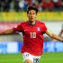 Arsenal striker Park Chu-Young (pictured) is expected to lead the line for S.Korea's clash against Kuwait, in Seoul