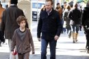 In this image released by Fox, David Mazouz portrays Jake Bohm, left, and Kiefer Sutherland portrays his father Martin Bohm in a scene from the Fox series, 
