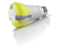 <p>               This product image provided by Philips shows a state-of-the-art LED light bulb. The bulb is the most energy-efficient yet, lasts about 20 years and is supposed to give off a pleasing, natural-looking light. But what separates it from the pack most is the price tag: $60. (AP Photo/Philips)