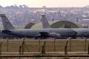 A photo taken on January 11, 2005 shows US airforce tanker planes lining to take off from the Incirlik Airbase, southern Turkey