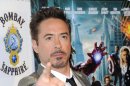 Actor Robert Downey Jr. attends the premiere of 