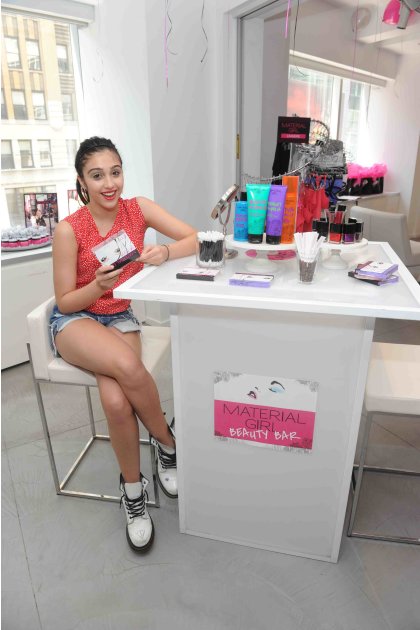 In this Aug. 2, 2011, publicity image released by Material Girl, Lourdes "Lola" Leon, the daughter of pop star Madonna, is shown at the launch of the Material Girl beauty collection in New York. Lourd