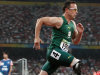 FILE - In this Sept. 16, 2008 file photo, Oscar Pistorius of South Africa competes in the Men's 400m T44 final at the Beijing 2008 Paralympic Games in Beijing, China. Previously banned from competing, and both now cleared to run again after high-profile legal battles, South African athletes Caster Semenya and Oscar Pistorius face defining moments in their young careers at the upcoming world championships. (AP Photo/Andy Wong, File)
