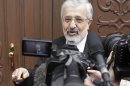 Iran's IAEA ambassador Soltanieh arrives for a meeting in Vienna