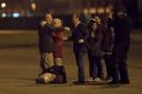 Kenneth Bae reunites with his family at U.S. Air Force Joint Base Lewis-McChord in Fort Lewis, Washington