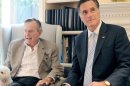 George H.W. Bush Officially Endorses Romney, Tells Rivals They've Got To Know 'When To Fold 'Em'