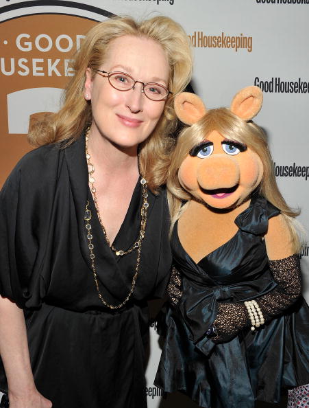 Miss Piggy y Meryl Streep