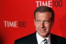 Television personality Brian Williams arrives at the Time 100 Gala in New York