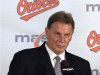 FILE - In this June 18, 2007, file photo, Baltimore Orioles executive vice president Mike Flanagan speaks during a news conference in Baltimore. Former Cy Young winner Flanagan, who won 167 games over 18 seasons with Baltimore and the Toronto, has died. Authorities found a body outside Flanagan's home on Wednesday afternoon, Aug. 24, 2011, and it was later determined to be the former left-handed pitcher. Flanagan was 59. The Orioles confirmed Flanagan's death Wednesday night. (AP Photo/Will Kirk, File)