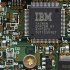 An IBM Central Processor Unit is seen on a Hard Disk Drive controller in Kiev