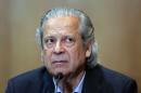 Brazilian former chief-of-staff Jose Dirceu is seen during a hearing of the parliamentary committee of the Petrobras investigation in the Federal Justice court, in Curitiba, August 31, 2015