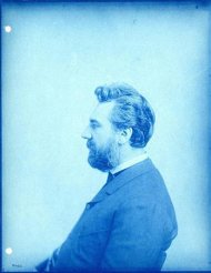 A blue-toned still photograph of U.S. inventor Alexander Graham Bell is seen in this undated Smithsonian Institute Archive image. Nine years after he placed the first telephone call, Alexander Graham Bell tried another experiment: he recorded his voice on a wax-covered cardboard disc on April 15, 1885, and gave it an audio signature: "Hear my voice -- Alexander Graham Bell." REUTERS/Smithsonian Institution Archives/Handout